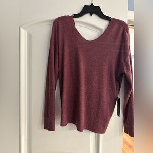 Mila Burgundy Long Sleeve Sweater